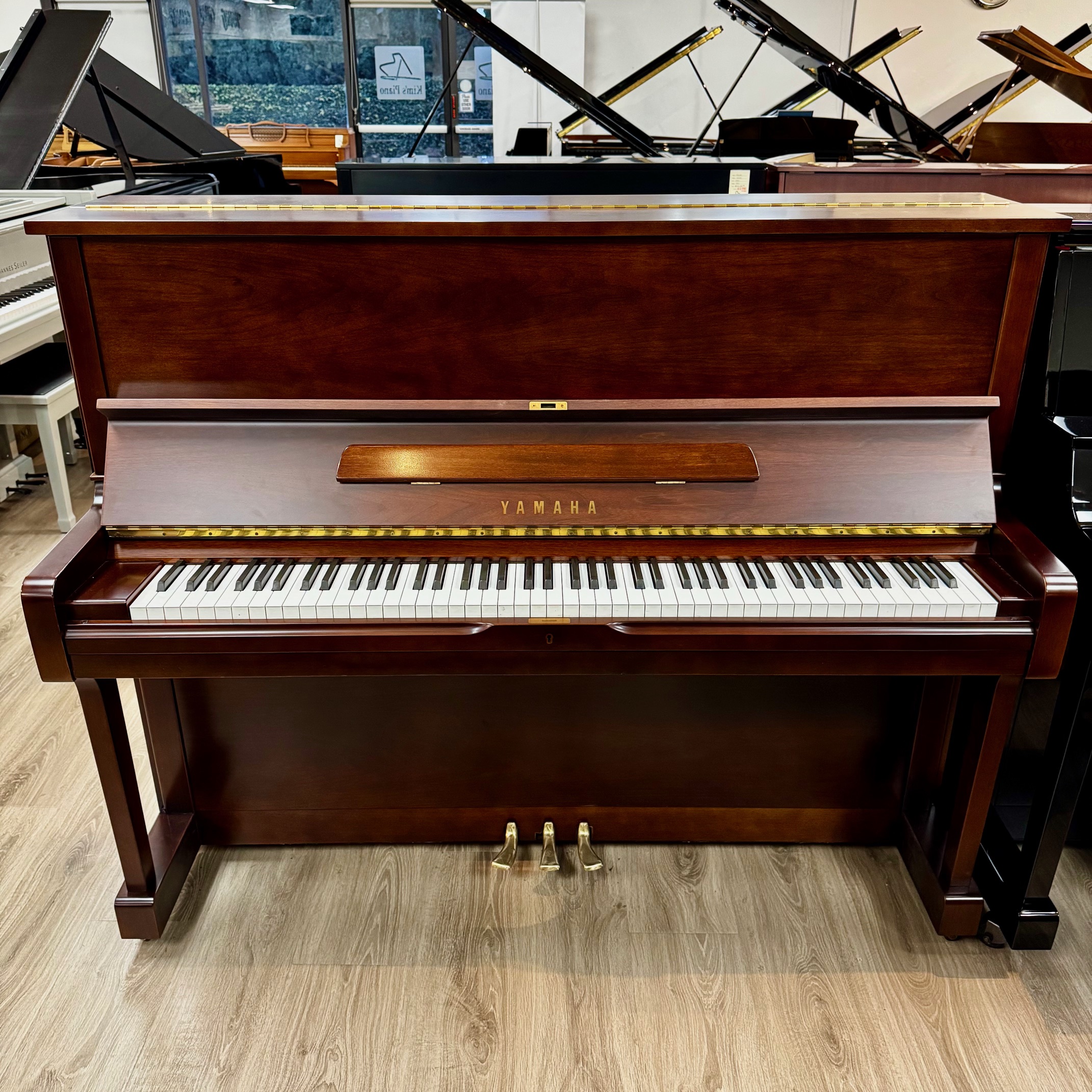 1991 Yamaha U1 Upright Piano Mahogany Satin