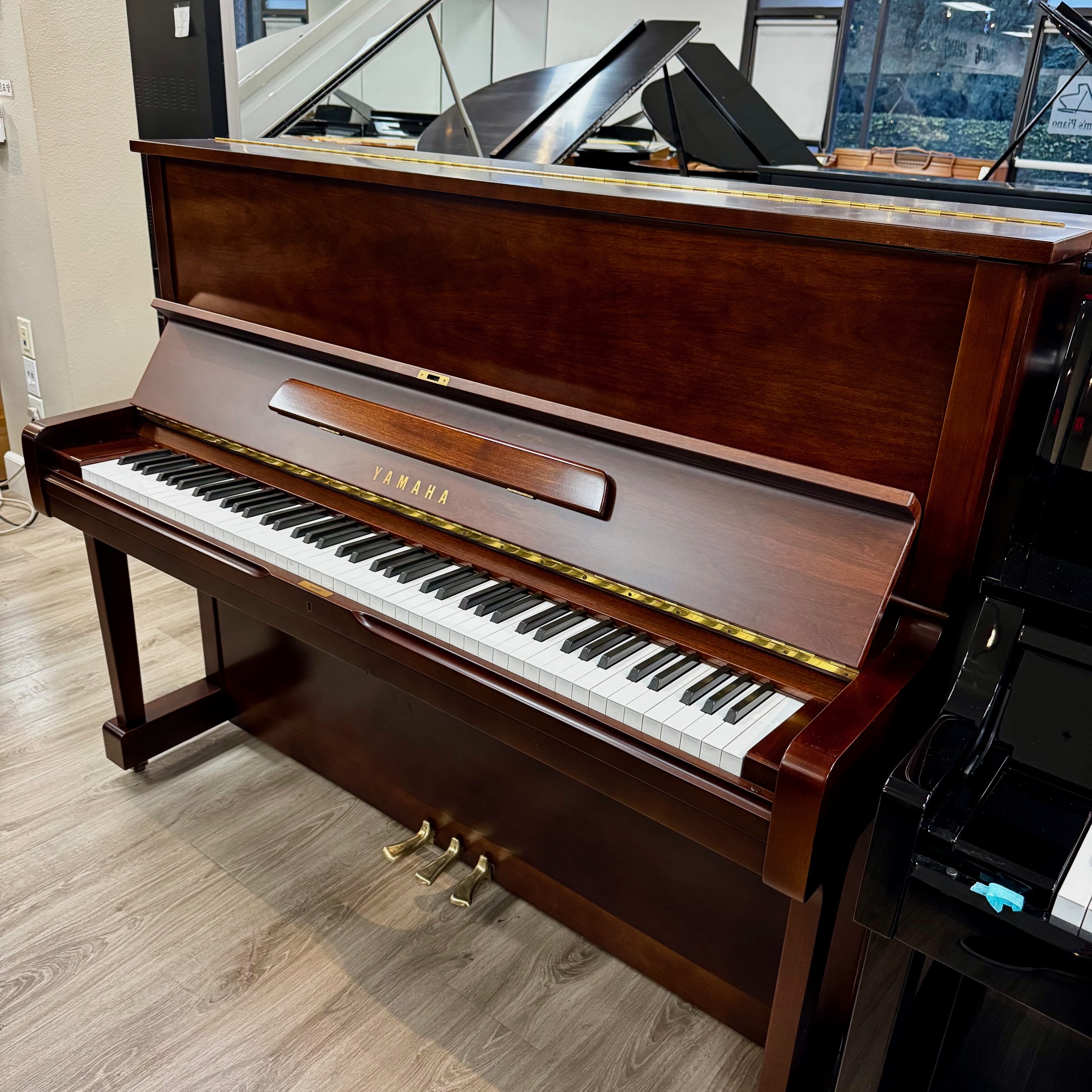 1991 Yamaha U1 Upright Piano Mahogany Satin - Image 3