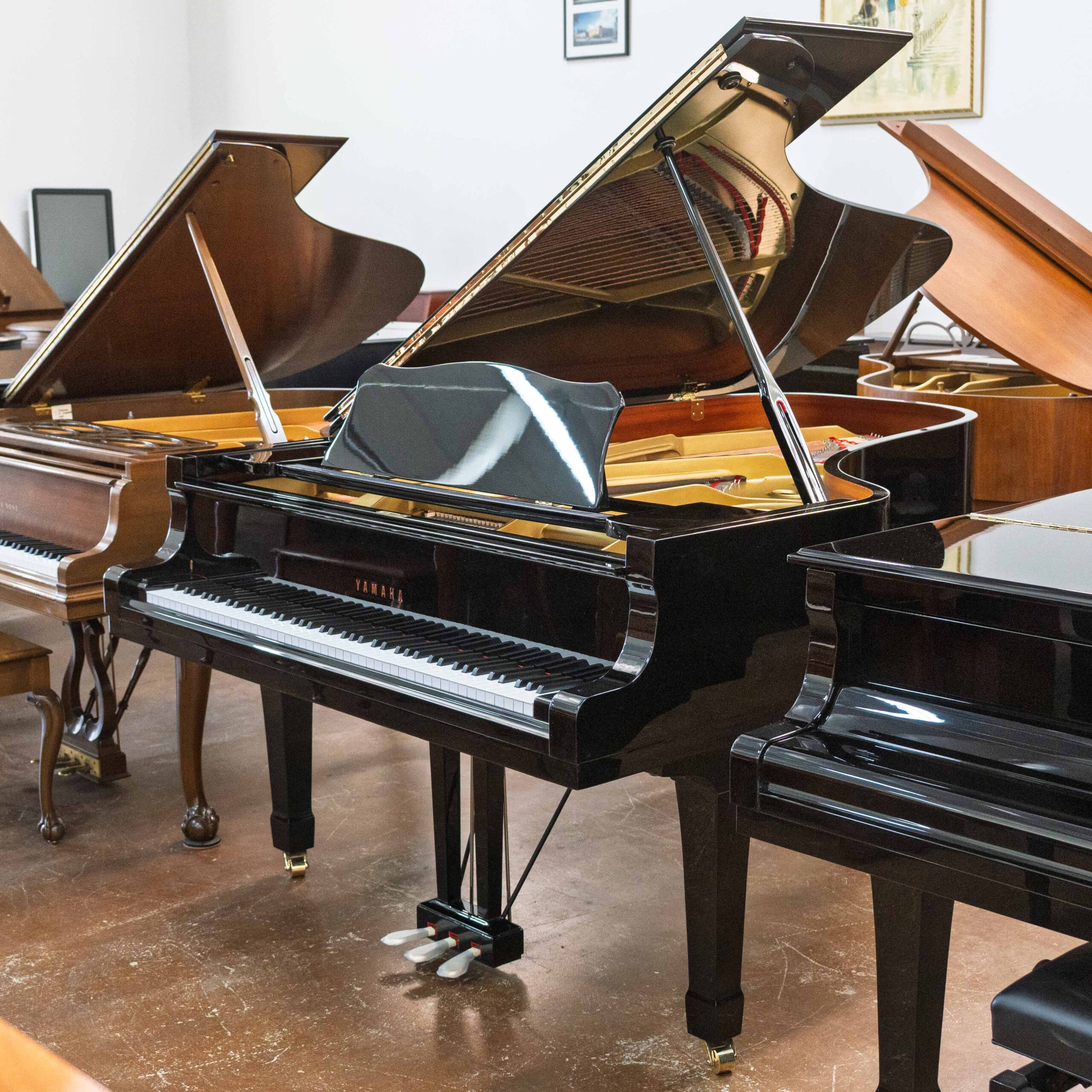 Yamaha C7 Conservatory Grand Piano Black Polish - Image 3