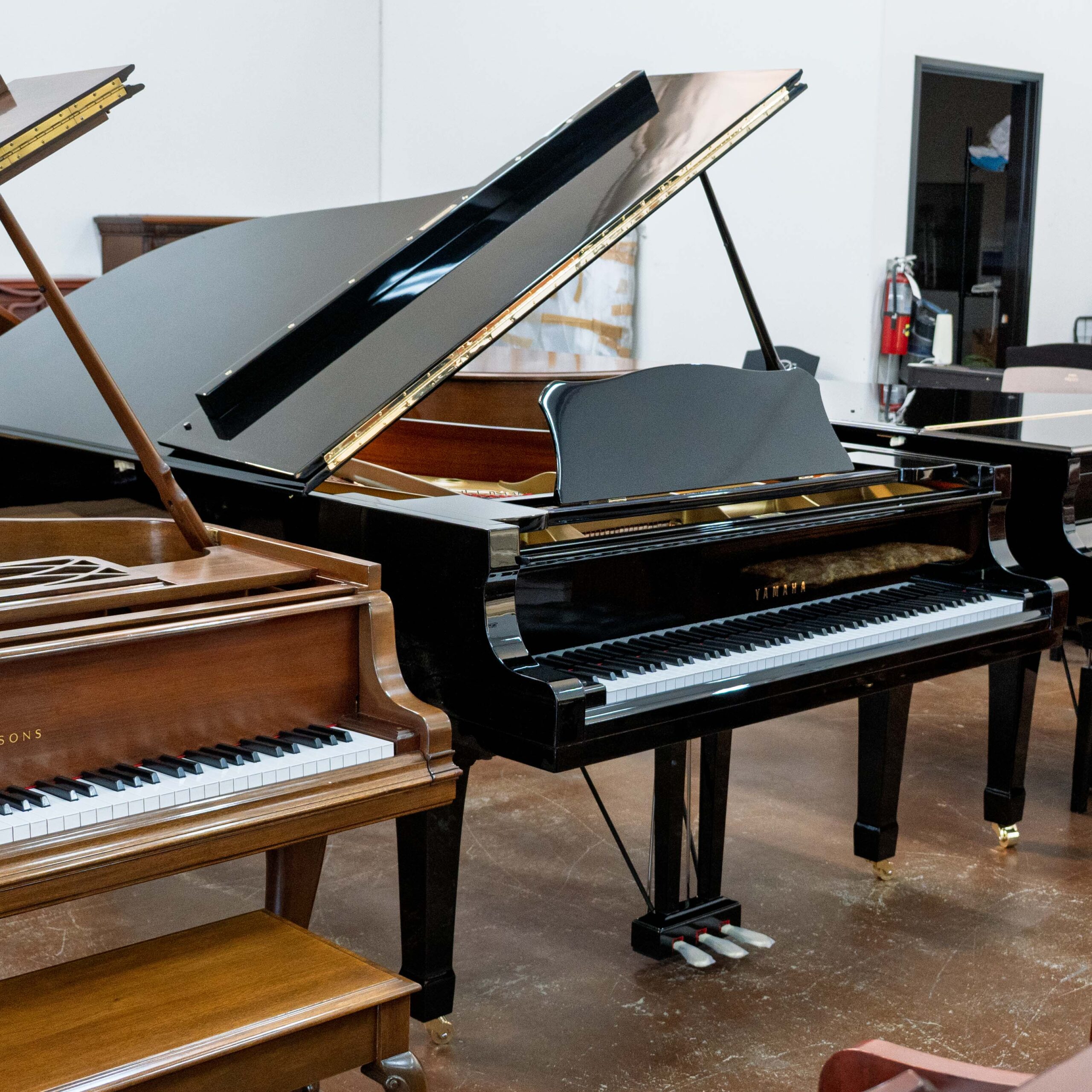 Yamaha C7 Conservatory Grand Piano Black Polish - Image 4