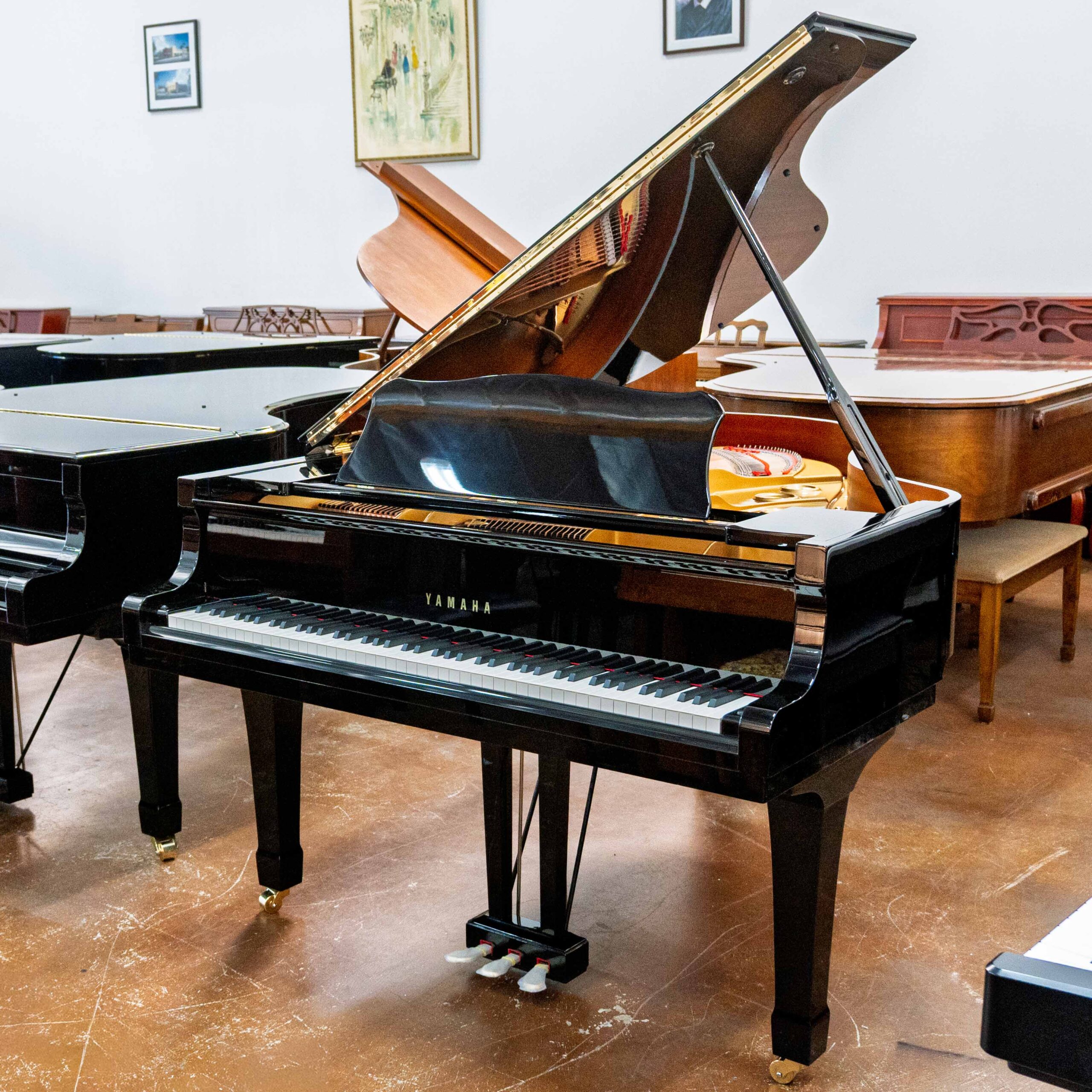 Yamaha C3 Conservatory Grand Piano Black Polish