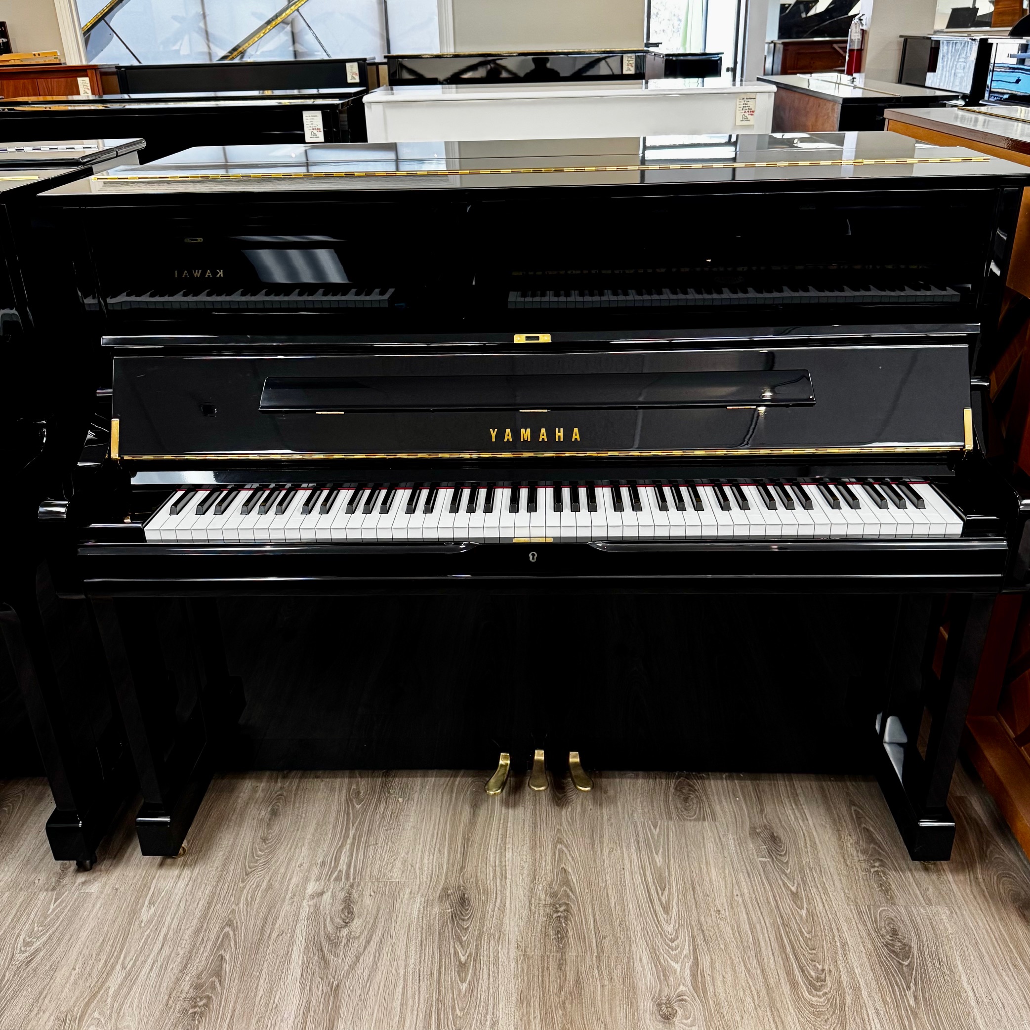 2005 Yamaha U1 Upright Piano Black Polish