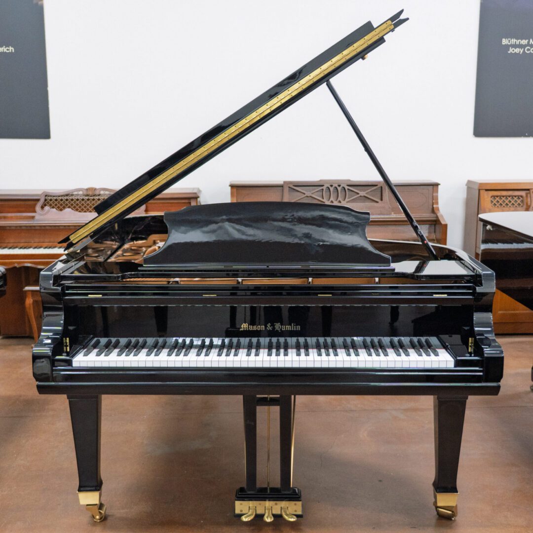 2004 Mason & Hamlin BB Grand Piano Black Polish