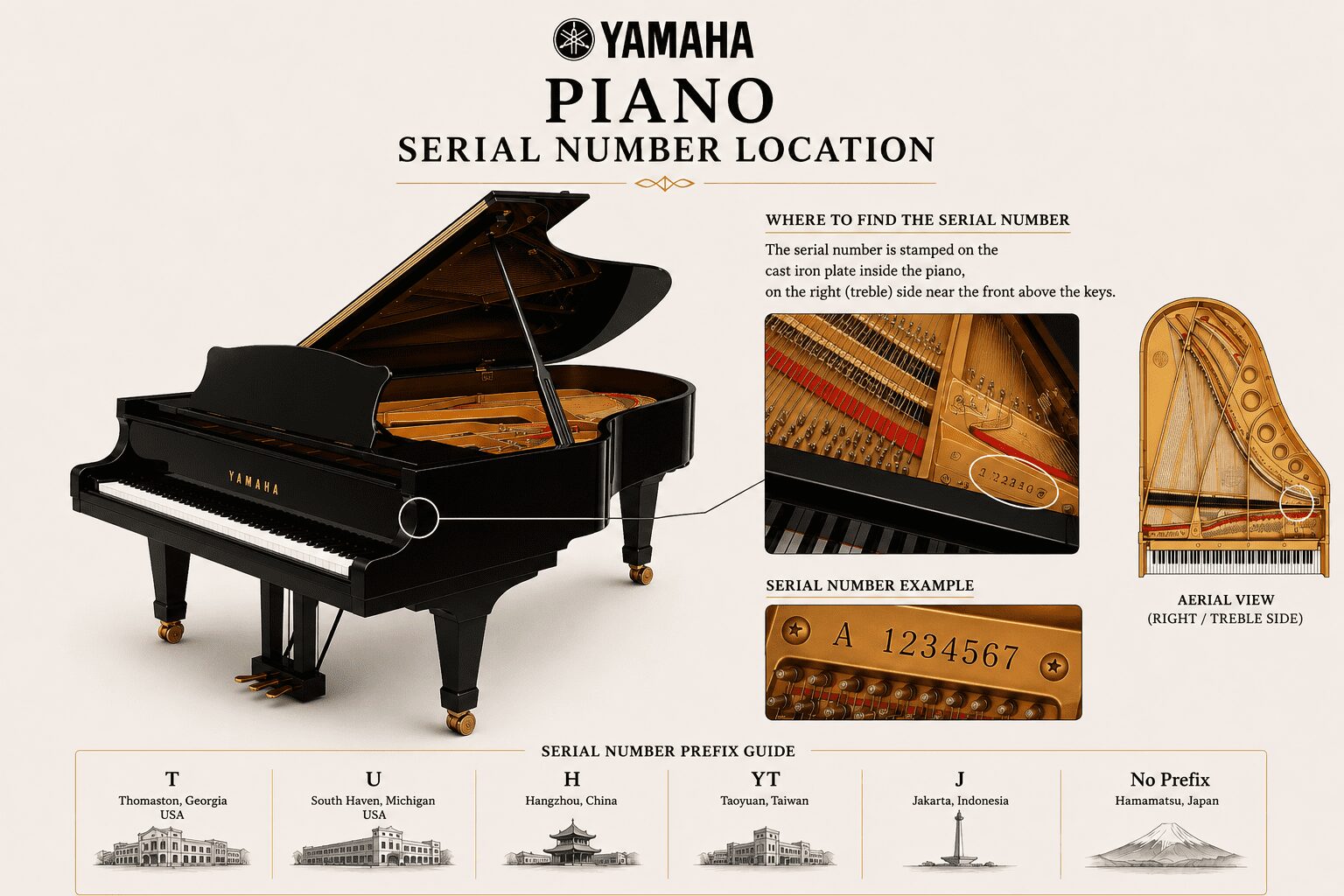 Yamaha Piano Serial Numbers: How to Tell When and Where Your Yamaha Piano Was Made