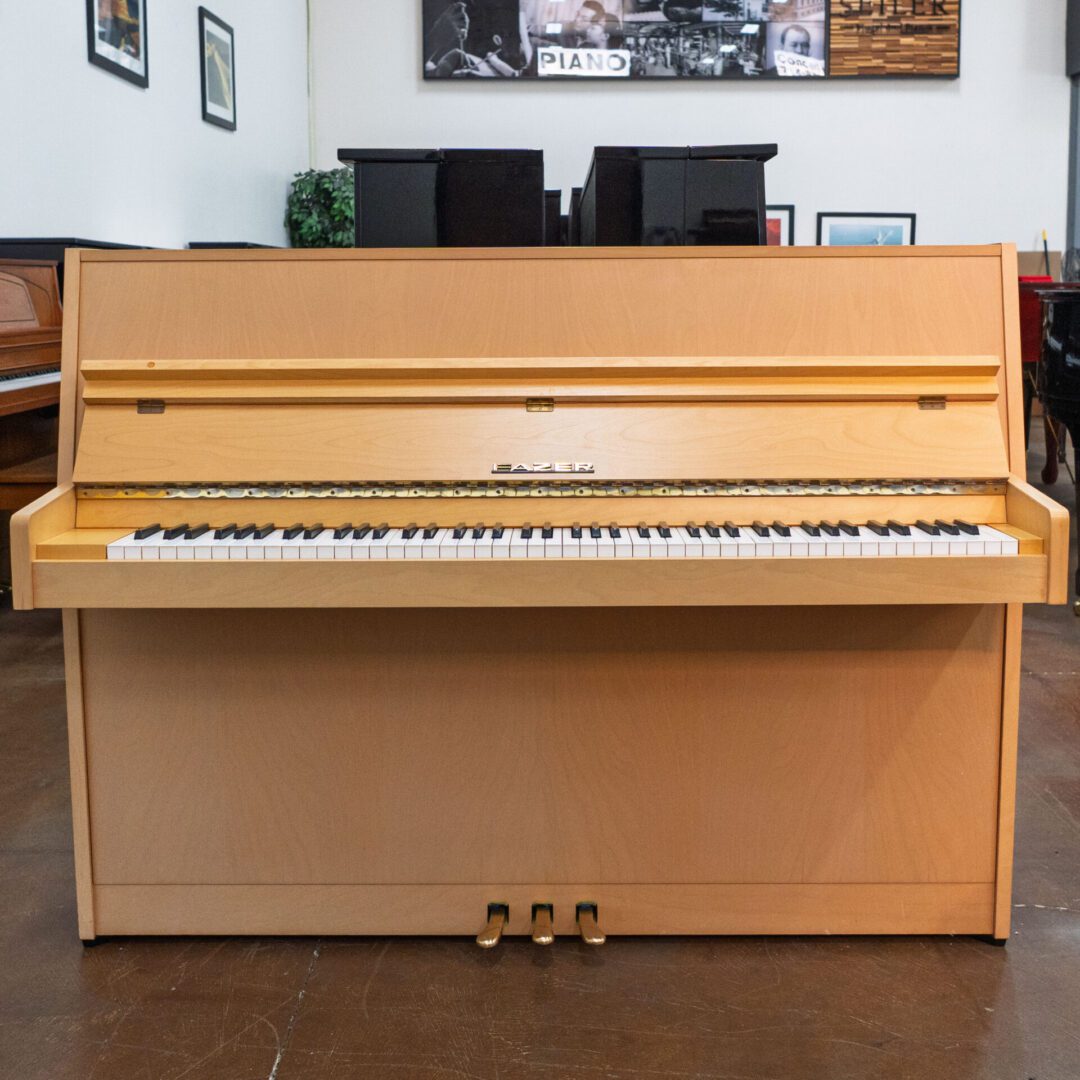 Fazer Upright Piano Light Oak